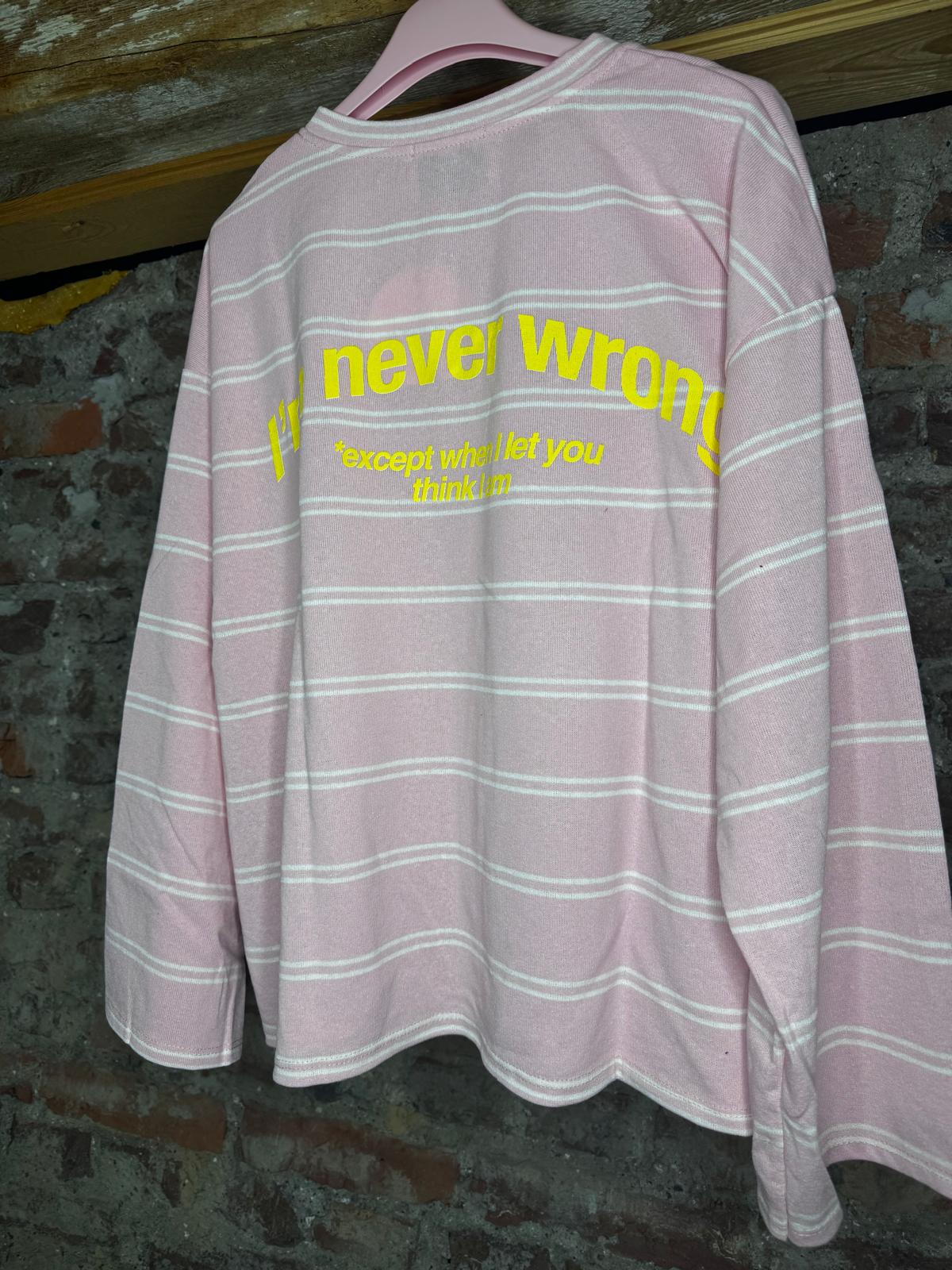 Shirt "Never"